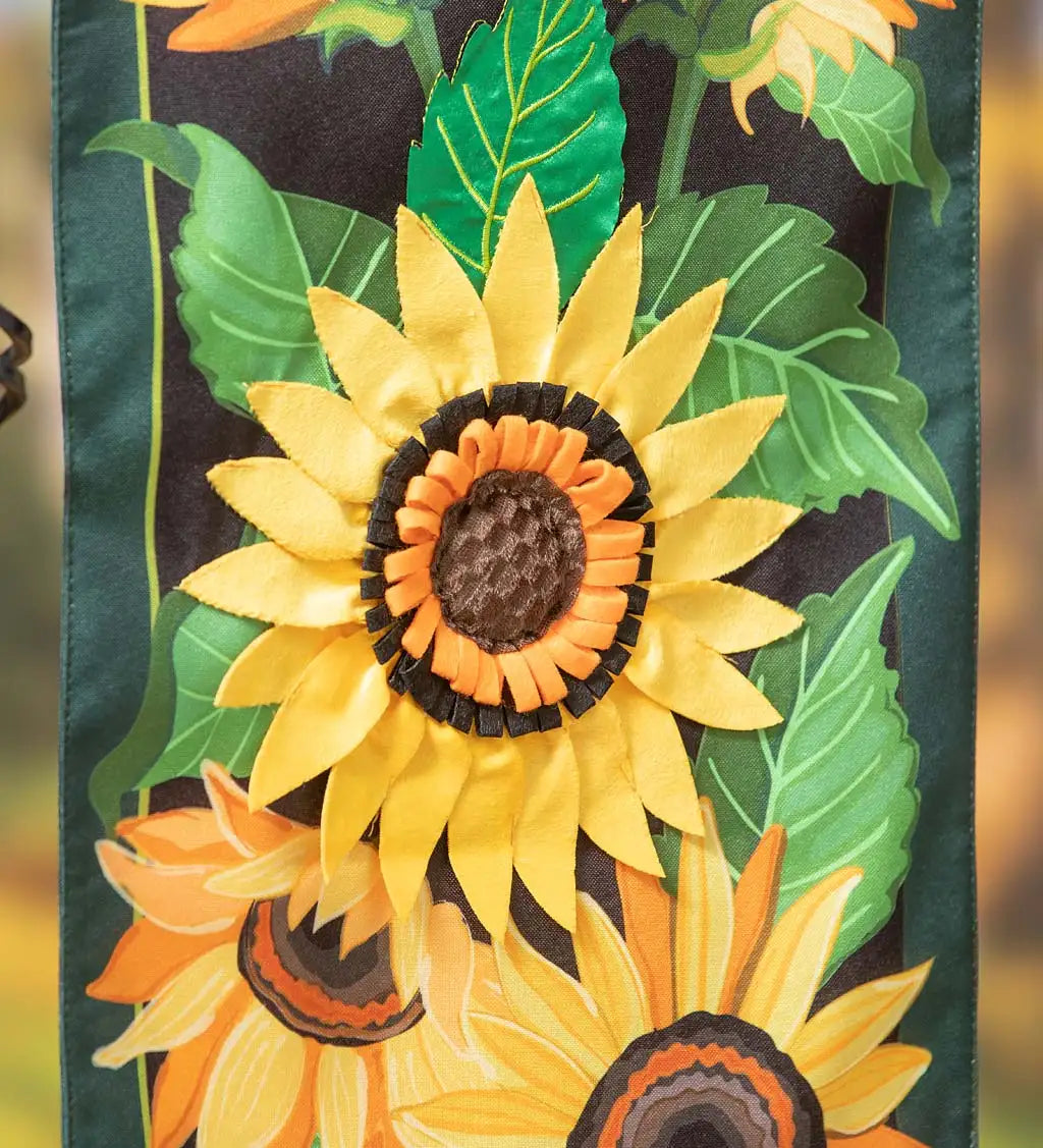 Welcome Fall Sunflower Garden Flag