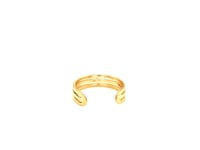 14k Yellow Gold Three Bar Toe Ring
