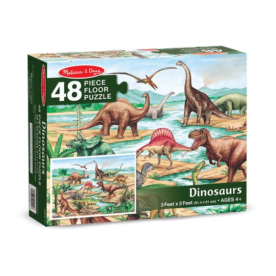 Dinosaurs Floor Puzzle - 48 Pieces - Lake Norman Gifts