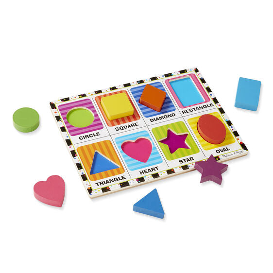 Shapes Chunky Puzzle - 7 Pieces - Lake Norman Gifts