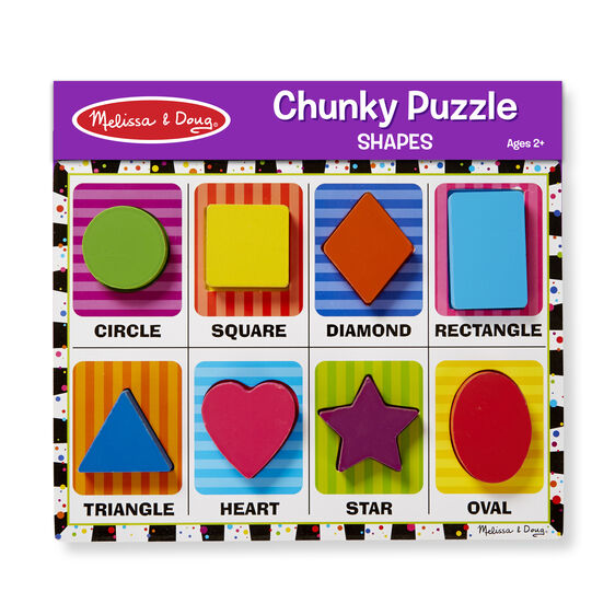 Shapes Chunky Puzzle - 7 Pieces - Lake Norman Gifts