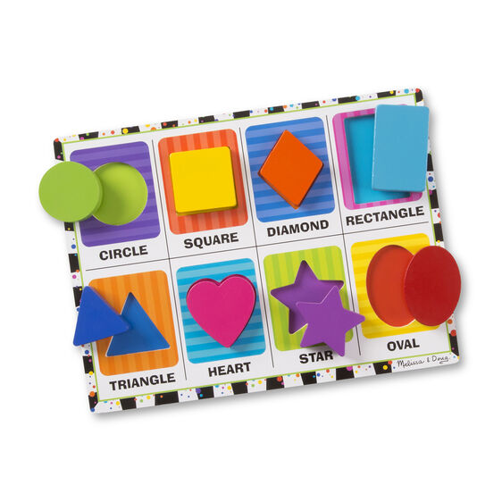Shapes Chunky Puzzle - 7 Pieces - Lake Norman Gifts