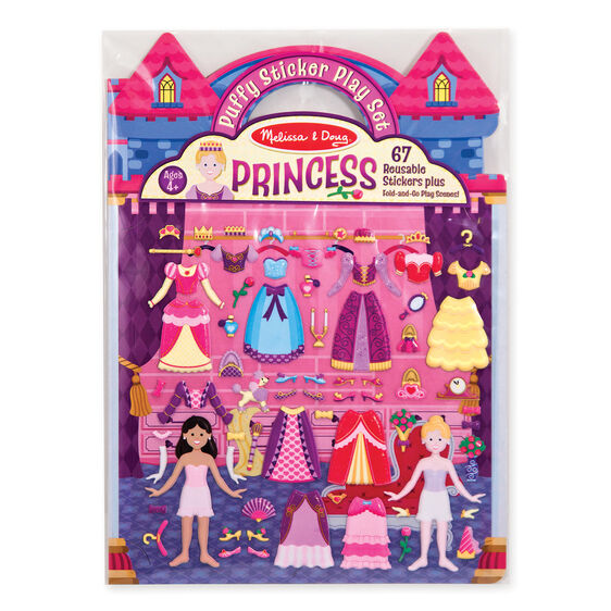 Puffy Sticker Play Set - Princess - Lake Norman Gifts