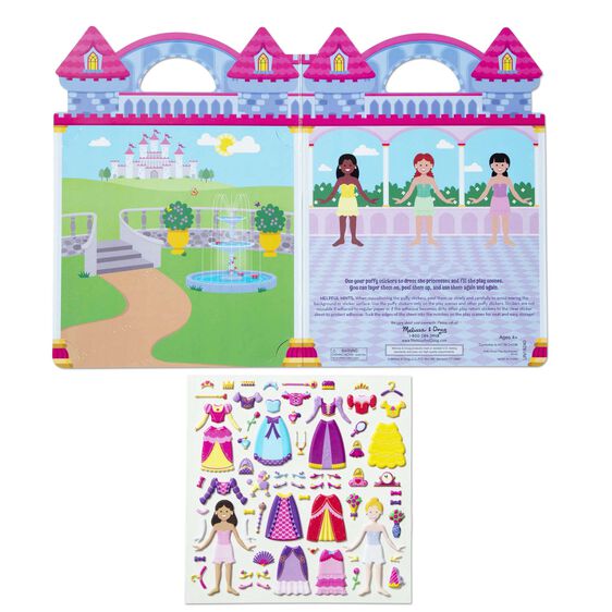 Puffy Sticker Play Set - Princess - Lake Norman Gifts