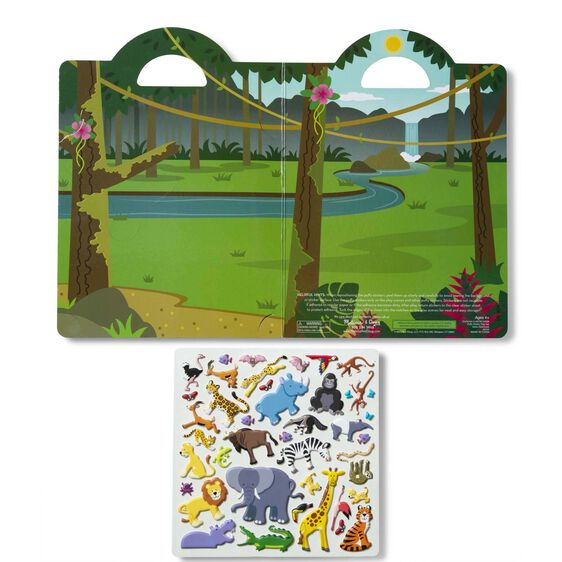 Puffy Sticker Play Set - Safari - Lake Norman Gifts