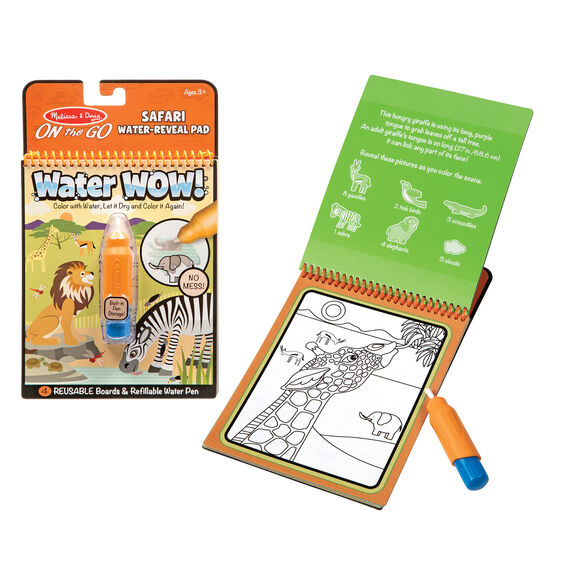 Water Wow! - Safari Water Reveal Pad - Lake Norman Gifts