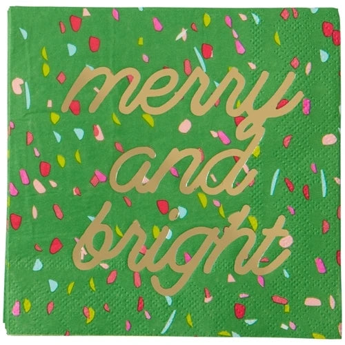 Merry and Bright Napkins (20Ct) - Lake Norman Gifts