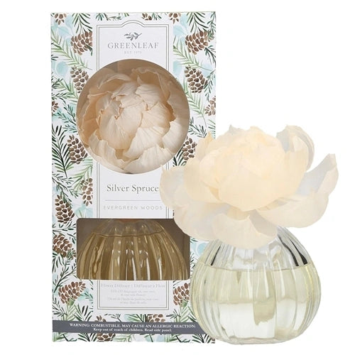 Silver Spruce Flower Oil Diffuser - Lake Norman Gifts