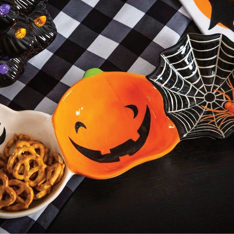 Ceramic Pumpkin Plate - Lake Norman Gifts