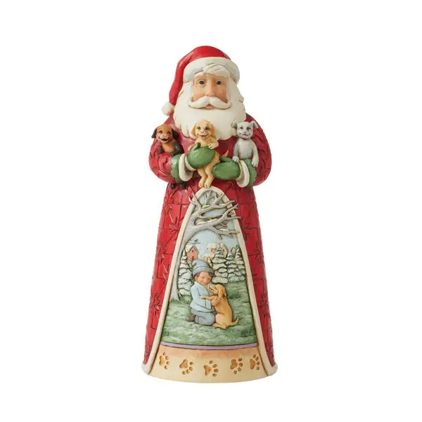 Santa with Puppies - Lake Norman Gifts