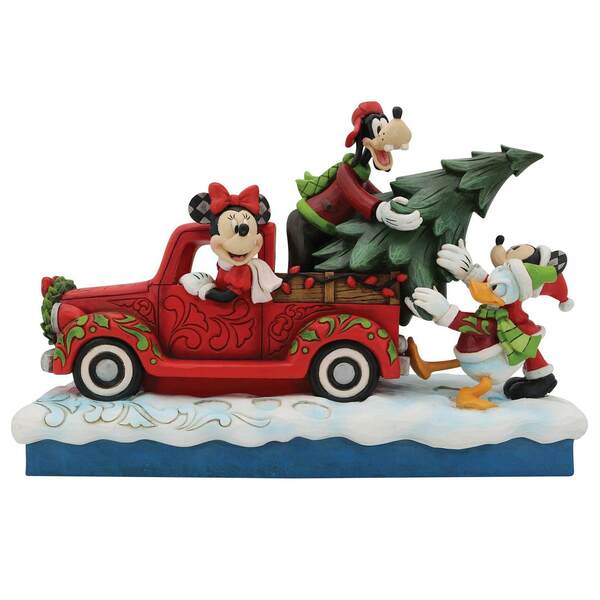 Red Truck with Mickey and Friends