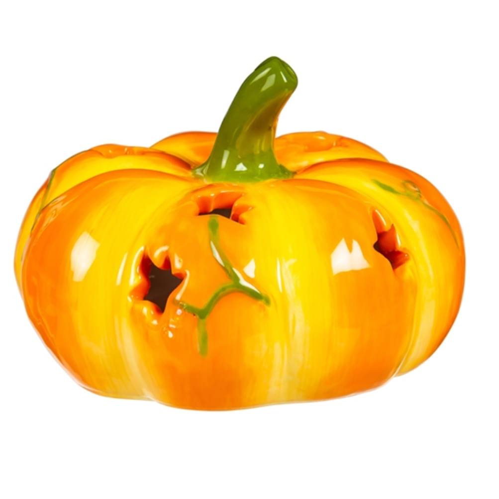 LED Ceramic Pumpkin Table Décor - Lake Norman Gifts