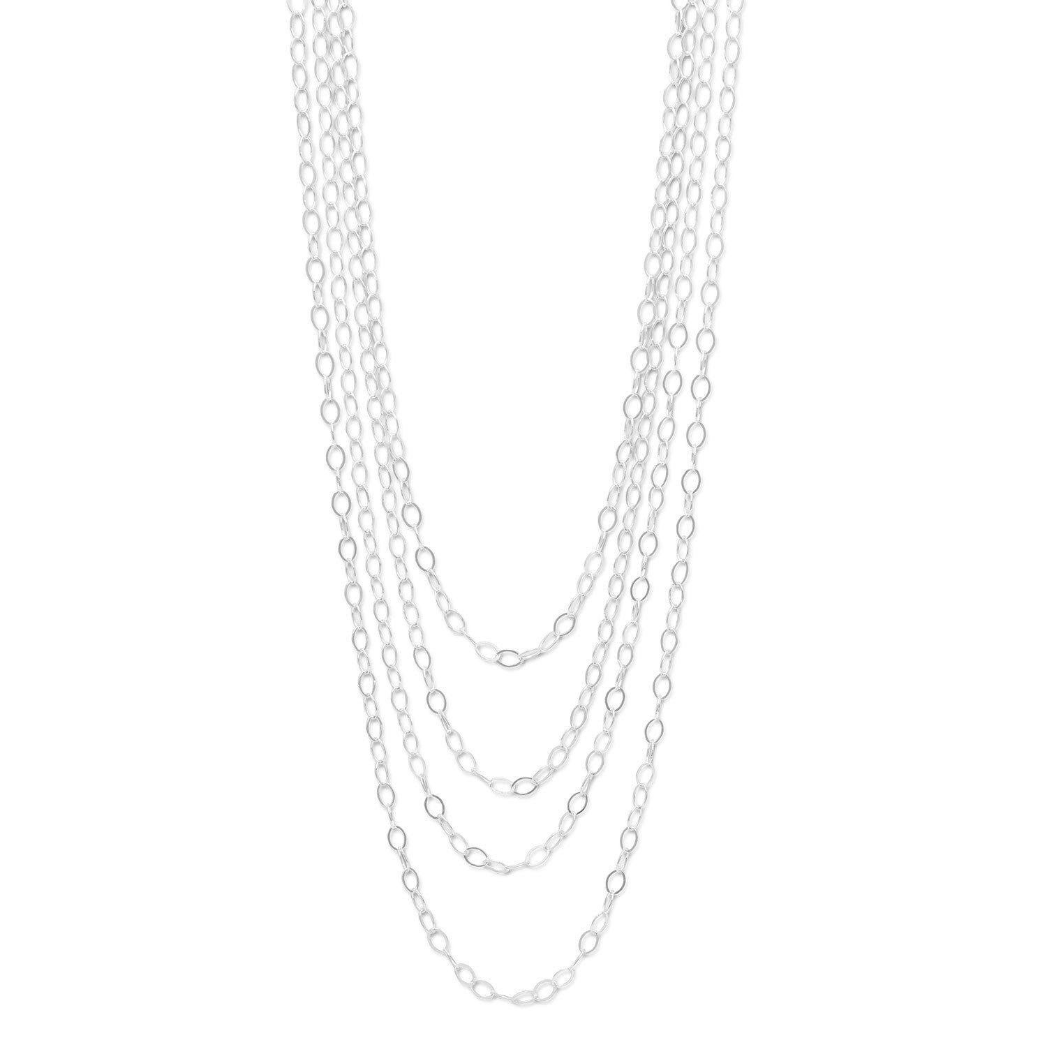 100" Open Link Cable Necklace