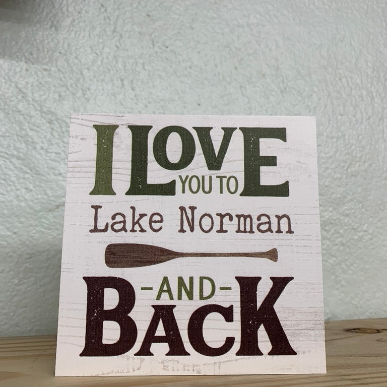 I Love You to Lake Norman - Lake Norman Gifts