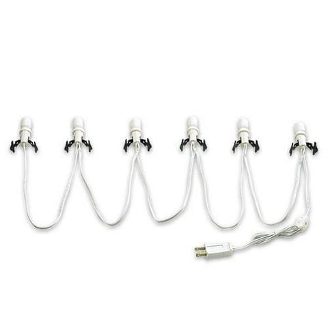 Village 6 socket light set with bulbs - Lake Norman Gifts