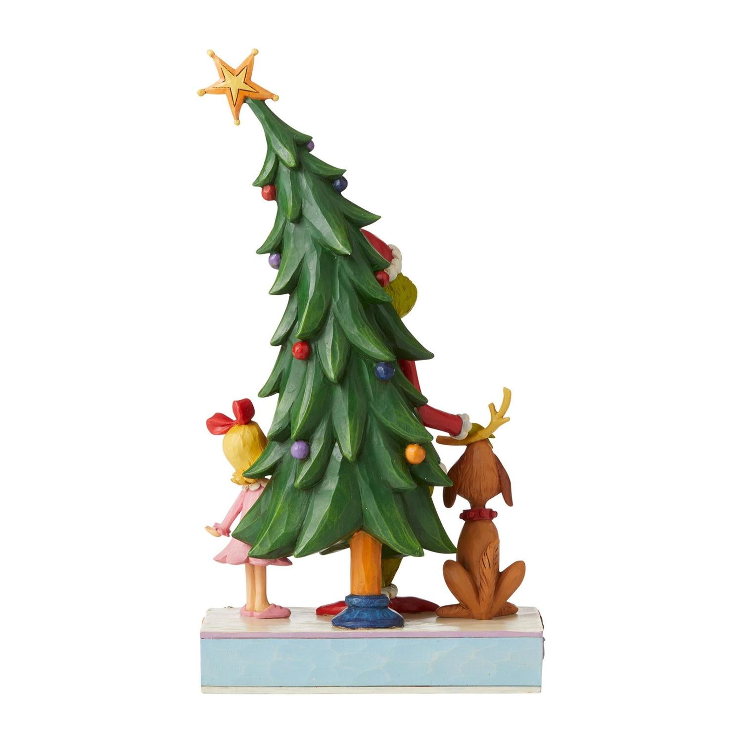 Grinch Max & Cindy By Tree - Lake Norman Gifts