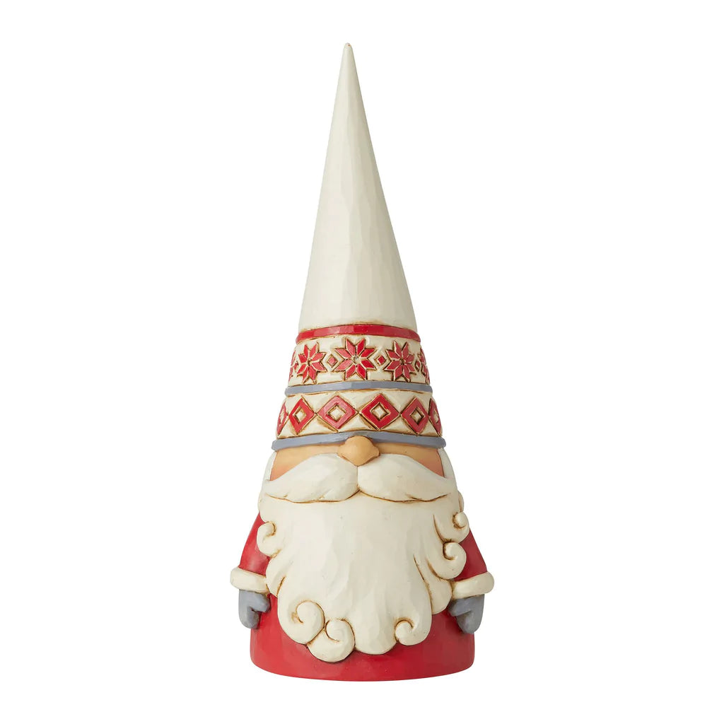 White Snowflake Hat Gnome - Lake Norman Gifts