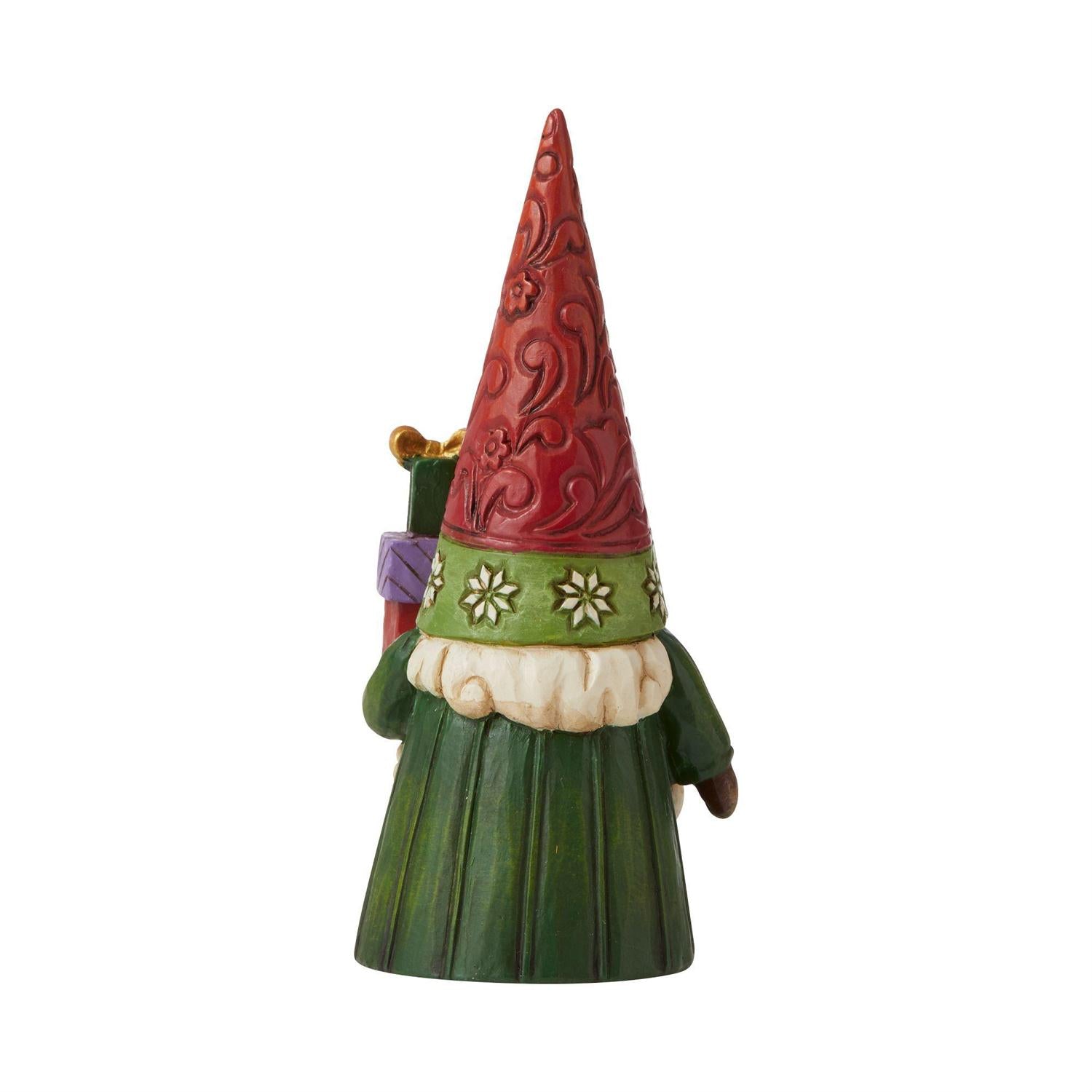 Christmas Gnome Holding Gifts - Lake Norman Gifts