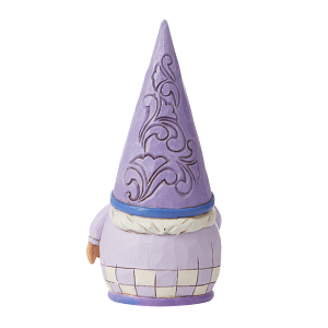 Purple Gnome Holding Santa - Lake Norman Gifts