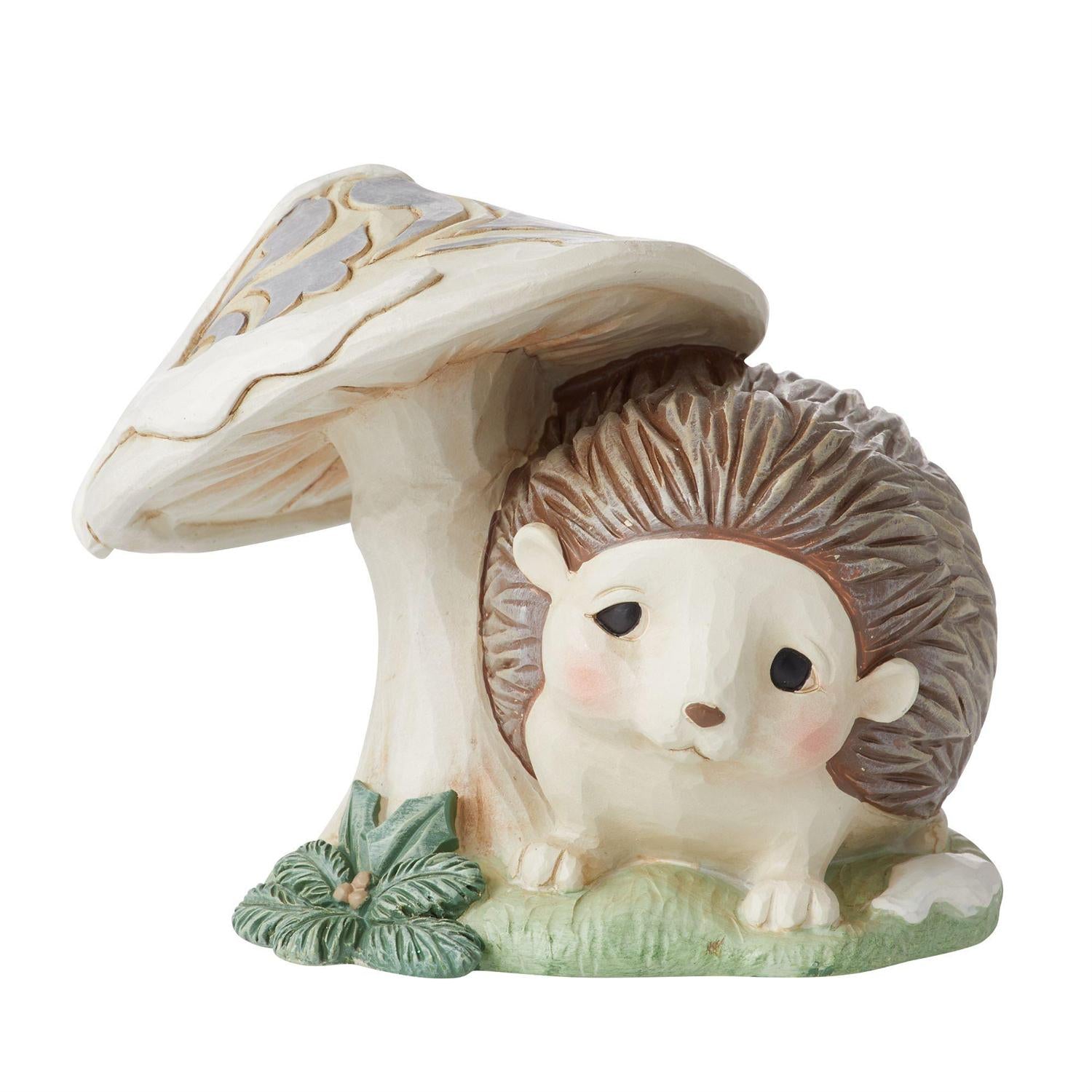 Woodland Hedgehog by Mushroom - Lake Norman Gifts