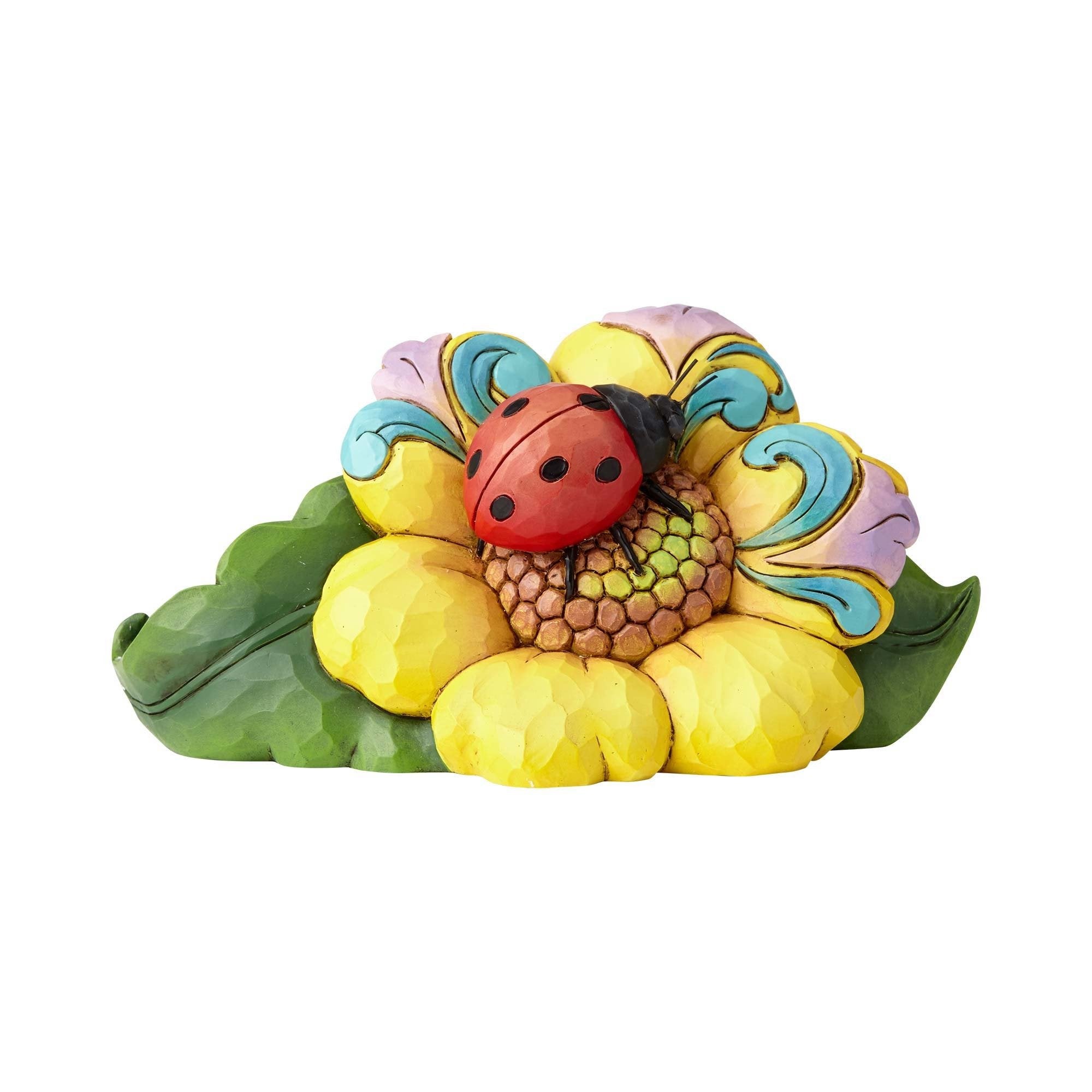 Ladybug on Flower - Lake Norman Gifts