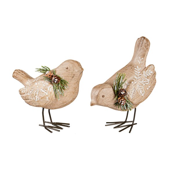 Bird Table Décor, 2 Asst - Lake Norman Gifts