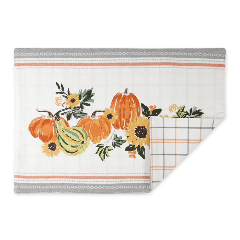 Fall Squash Embellished Placemat - Lake Norman Gifts