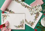 Boughs of Holly Printed Placemat - Lake Norman Gifts