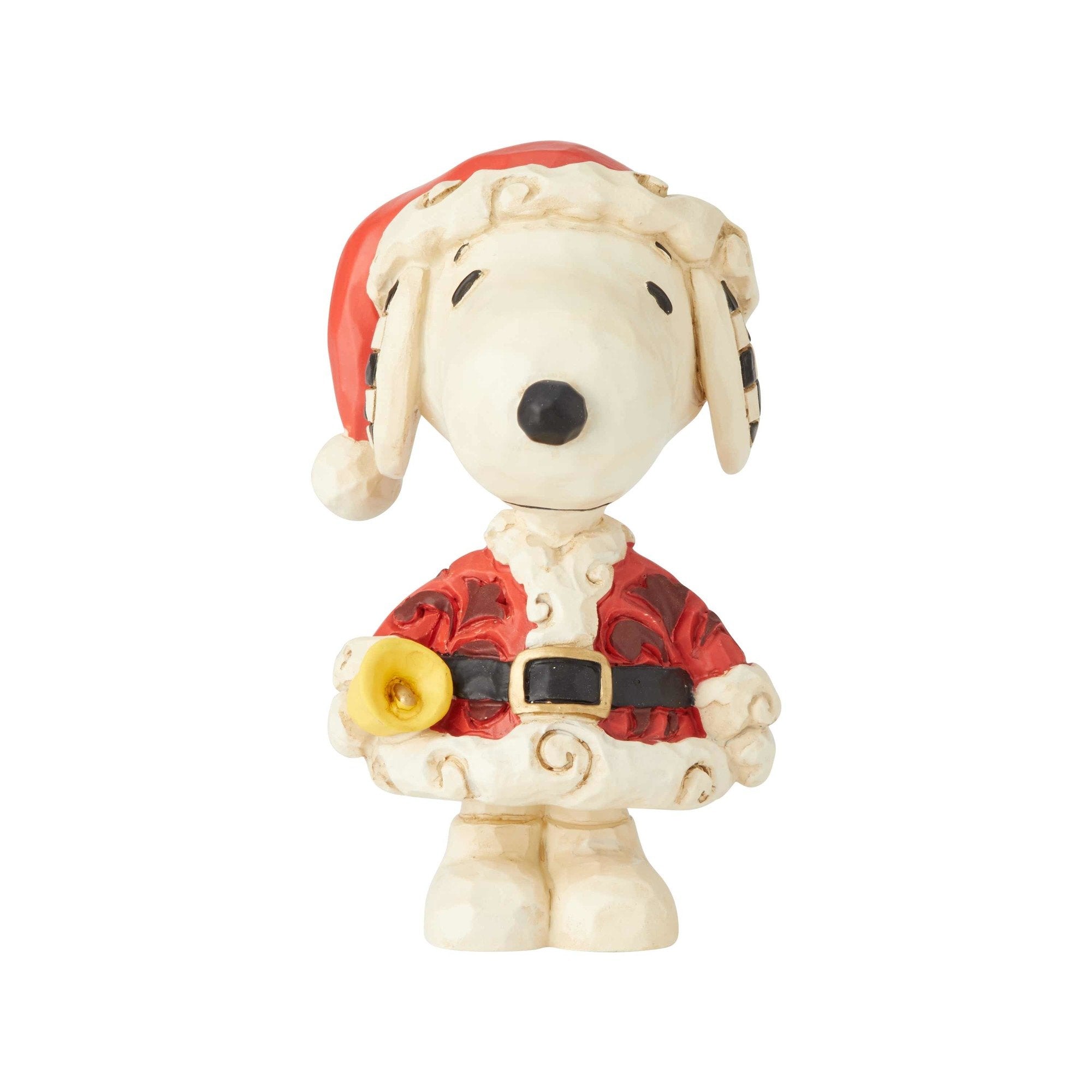 Jim Shore Peanuts Snoopy Santa Miniature Figurine - Lake Norman Gifts