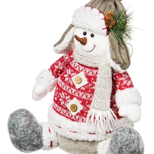 Evergreen Nordic Christmas Santa and Snowman - Lake Norman Gifts