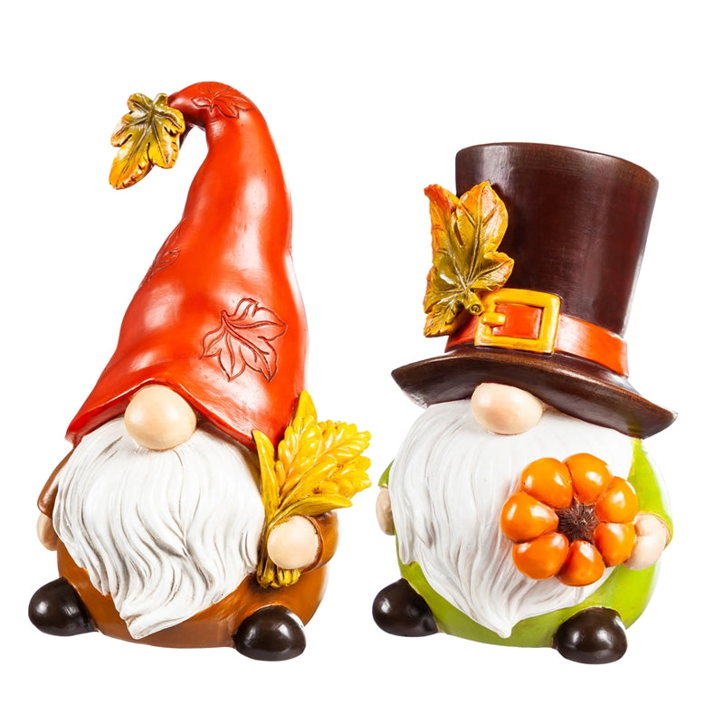 Harvest Gnome Table Decor, set of 2 - Lake Norman Gifts