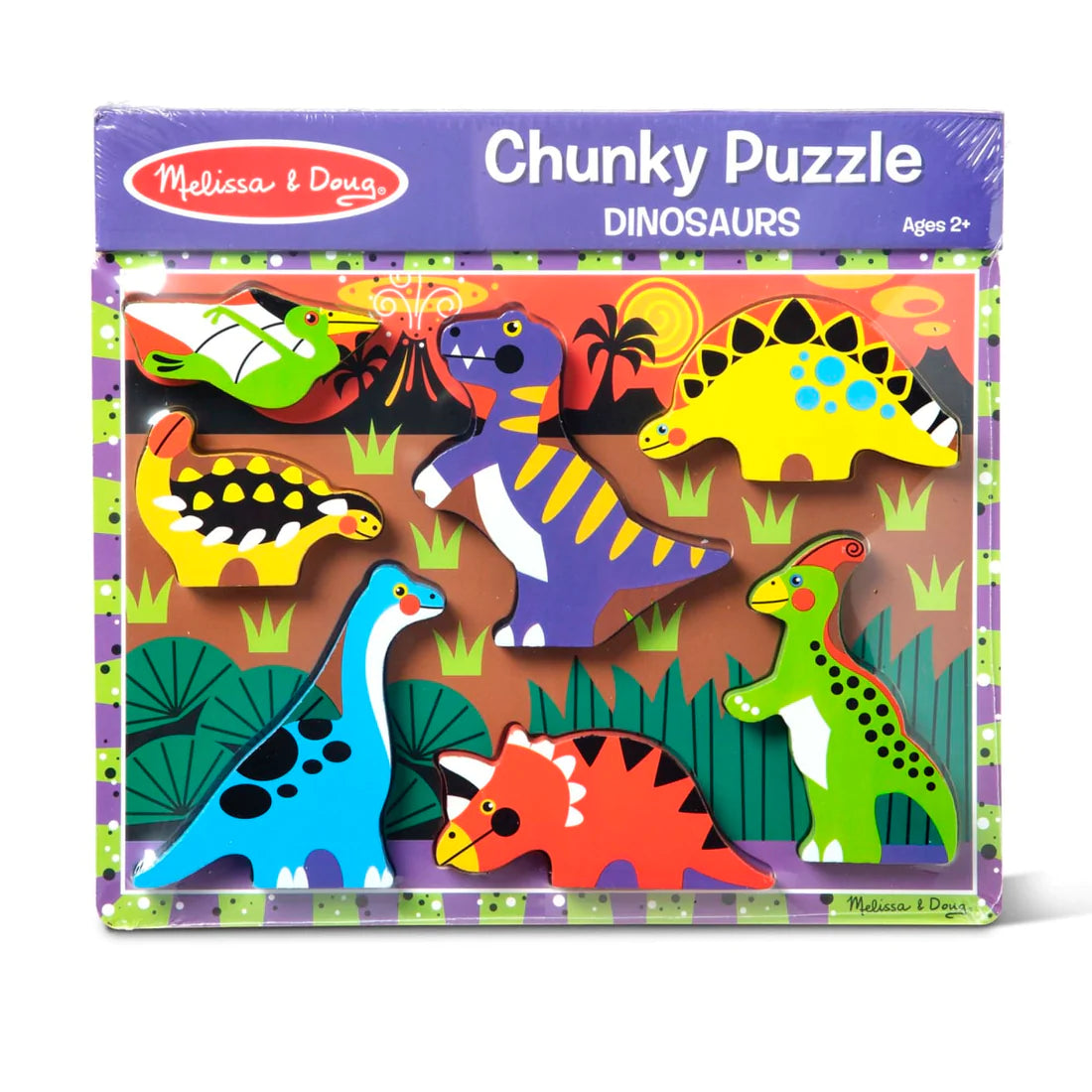 Chunky Puzzle- Dinosaurs 7 Pieces - Lake Norman Gifts
