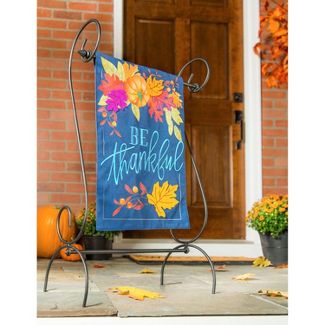 Be Thankful Garden Linen Flag - Lake Norman Gifts