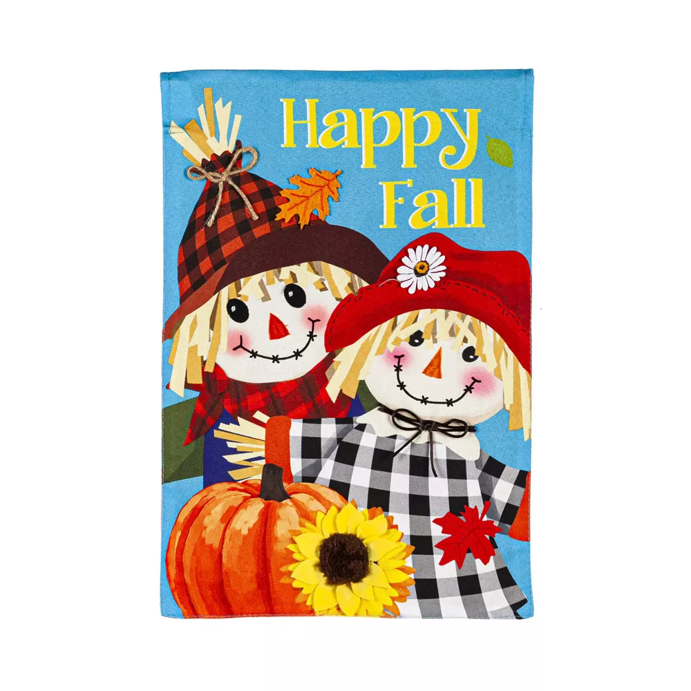 Happy Scarecrow Couple