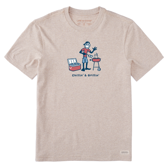 Men's Jake's Chillin and Grillin Crusher Tee - Lake Norman Gifts