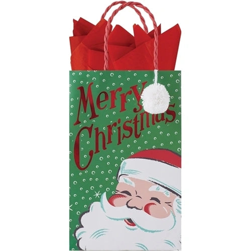 Nostalgic Santa Mini Gift Bag - Lake Norman Gifts