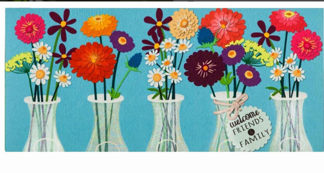 Floral Milk Bottles Sassafras Switch Mat
