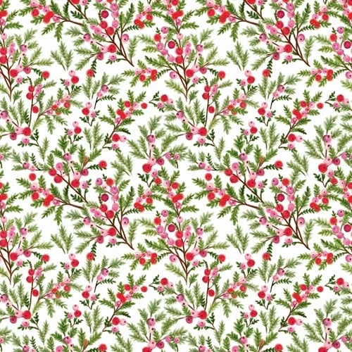 Sweet Berry Branches Gift Wrap - Lake Norman Gifts
