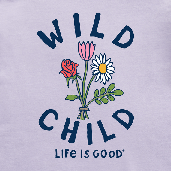 Life Is Good Girls Tee, Lilac Purple (Size XS)