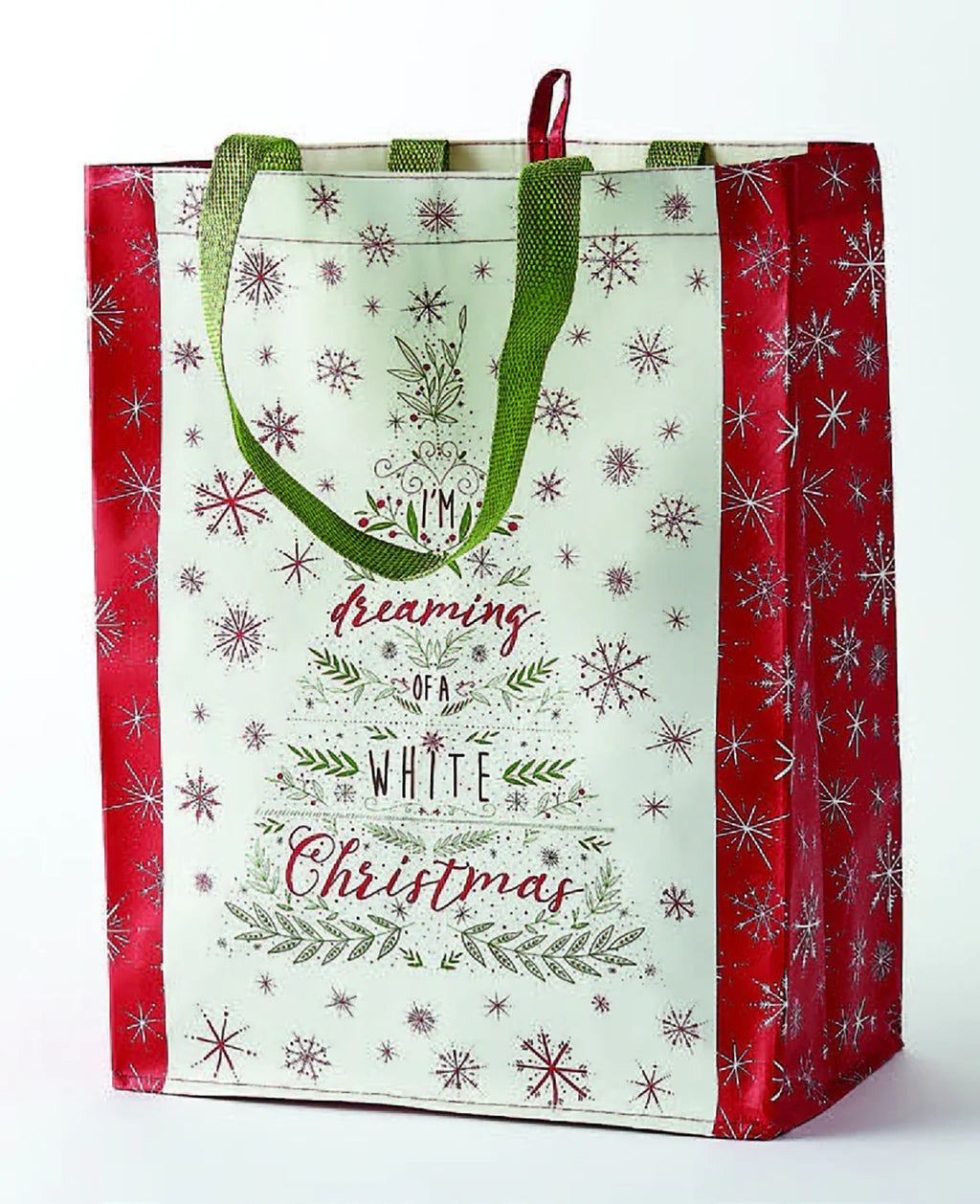 White Christmas Tree Reusable Tote - Lake Norman Gifts