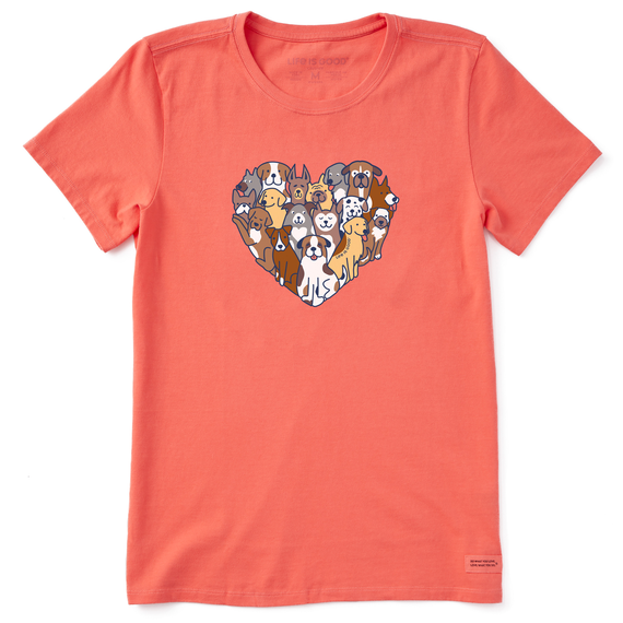 Women's Heart of Dogs Crusher Tee - Lake Norman Gifts