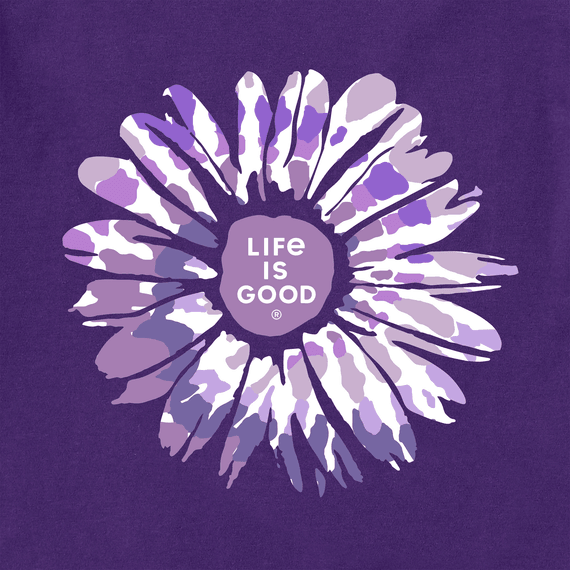 Life Is Good Women's Tee, Deep Purple (Size M)