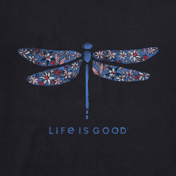 Life Is Good Women's Tee, Jet Black (Size M)