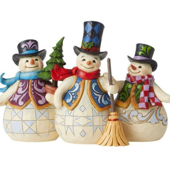 Three Snowmen Together - Lake Norman Gifts