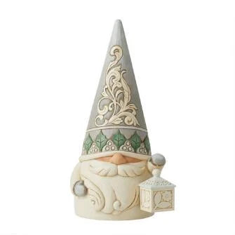Woodland Gnome Bearing Light Figurine - Lake Norman Gifts