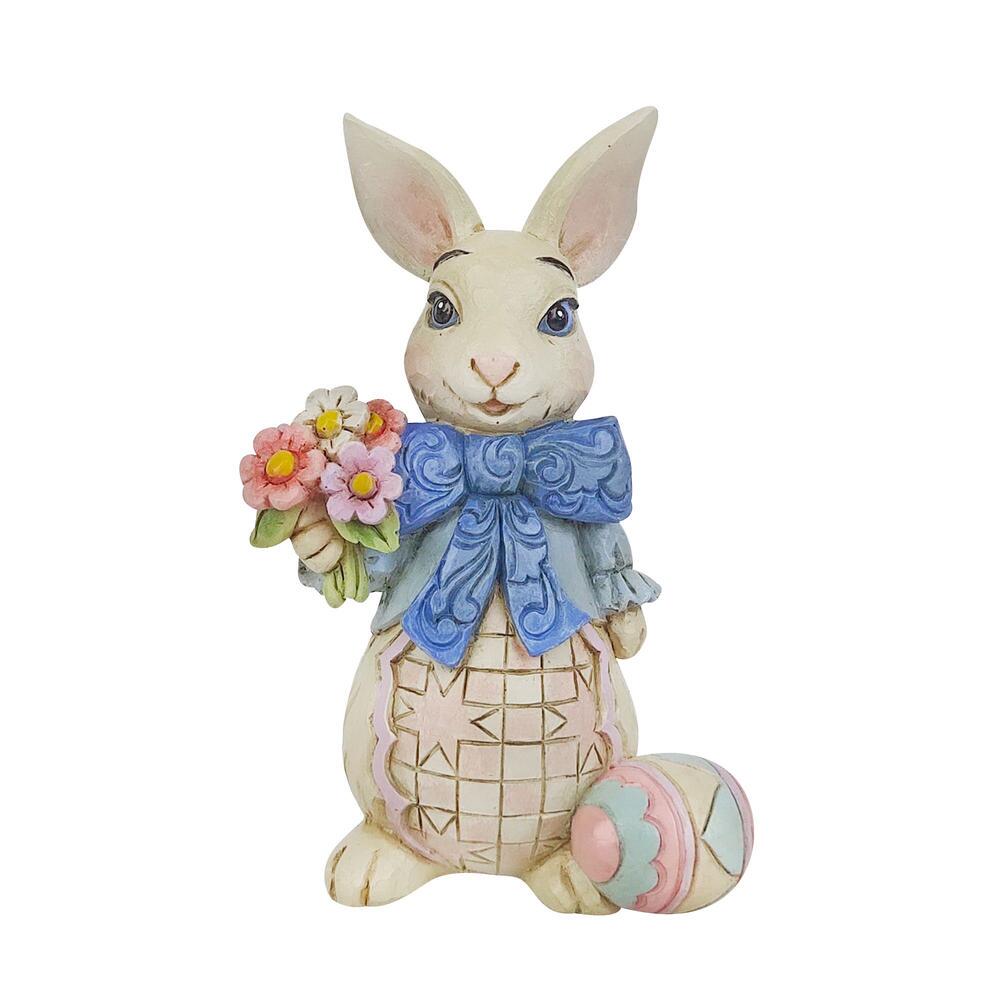 Easter Bunny With Big Bow - Lake Norman Gifts