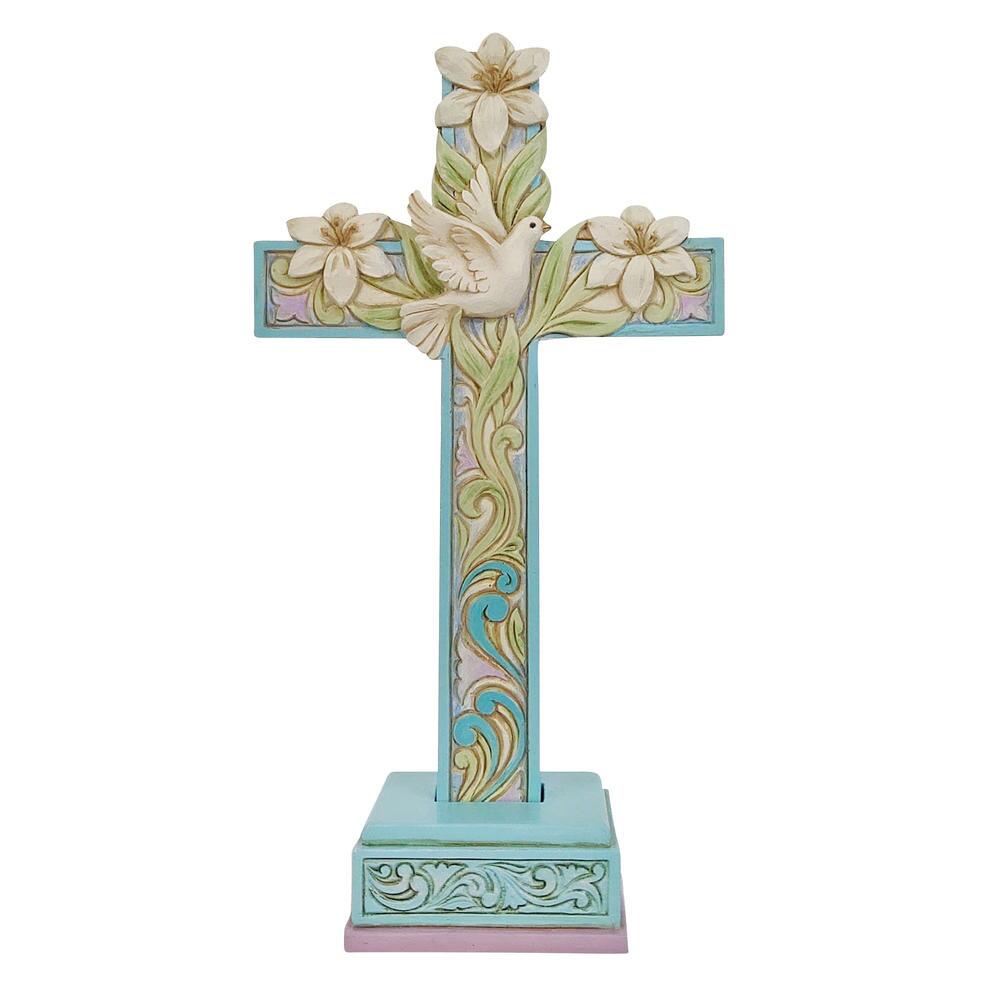 Cross With Lilies & Dove - Lake Norman Gifts