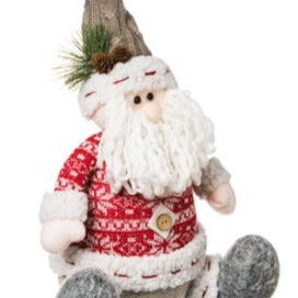 Evergreen Nordic Christmas Santa and Snowman - Lake Norman Gifts