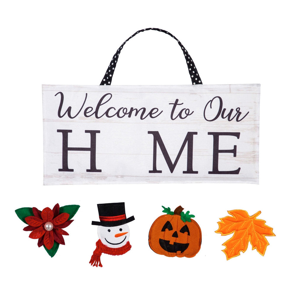 Welcome to Our Home Interchangeable Icon Door Déco - Lake Norman Gifts