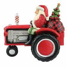 Santa Driving Tractor - Lake Norman Gifts